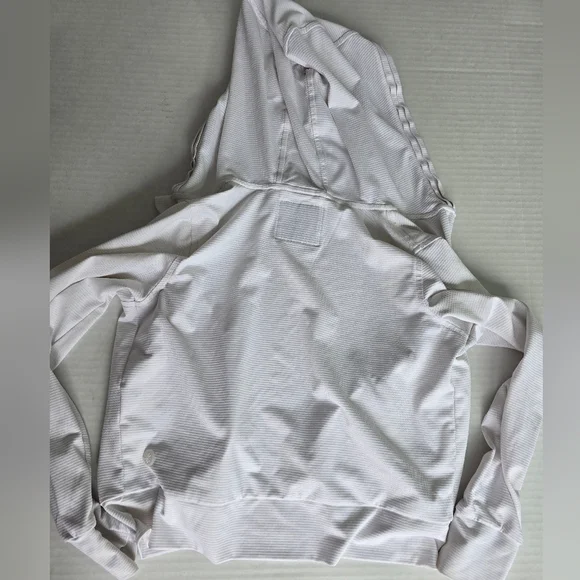 Athleta Girls Bundle 2 Sets Of Hooded Sweatets Size 7 Girls Gray White - Picture 11 of 11